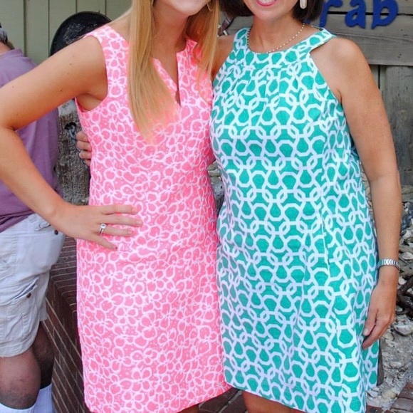 Lilly Pulitzer Percy Dress Fiesta Pink Size 8 EUC - Picture 7 of 8